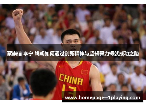 蔡崇信 李宁 姚明如何通过创新精神与坚韧毅力铸就成功之路