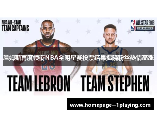詹姆斯再度领衔NBA全明星赛投票结果揭晓粉丝热情高涨